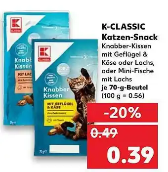 Kaufland K-classic Katzen-snack Angebot