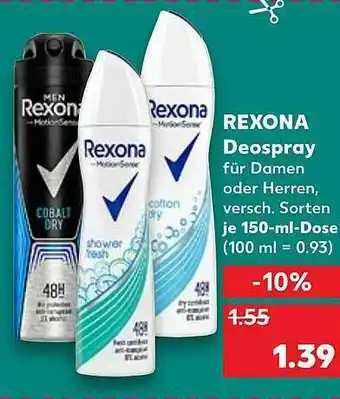 Kaufland Rexona Deospray Angebot