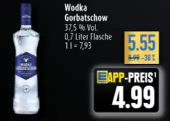 diska Wodka Gorbatschow 37,5 % Vol. 0,7 L Angebot