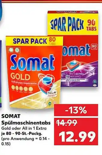 Kaufland Somat Spülmaschinentabs Angebot