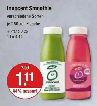 V Markt Innocent Smoothie je 250-ml-Flasche Angebot