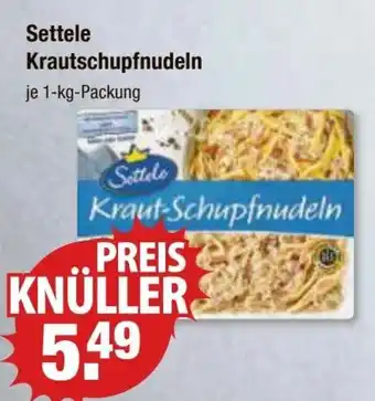 V Markt Settele Krautschupfnudeln je 1-kg-Packung Angebot