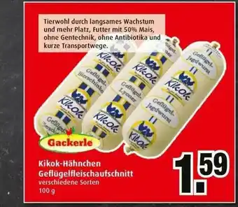 Markant Kikok-hähnchen Geflügelfleischaufschnitt Angebot