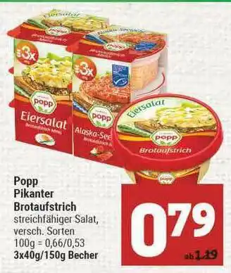 Marktkauf Popp Pikanter Brotaufstrich Angebot