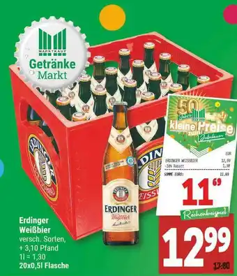 Marktkauf Erdinger Weißbier Angebot