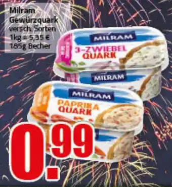 Ihr Frischmarkt Milram Gewürzquark 185g Becher Angebot