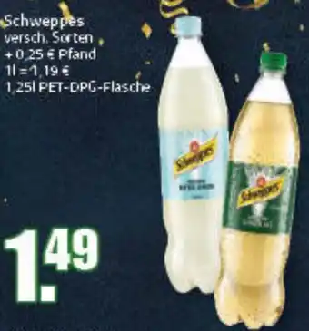 Ihr Frischmarkt Schweppes 1,25 L Angebot