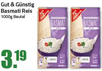 Ihr Frischmarkt Gut & Günstig Basmati Reis 1000g Beutel Angebot