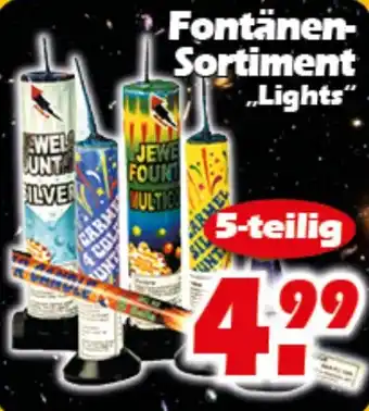 Wreesmann Fontänen-Sortiment „Lights" 5-teilig Angebot