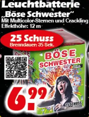 Wreesmann Leuchtbatterie Böse Schwester 25 Schuss Angebot