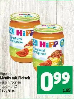 Marktkauf Hipp Bio Menüs Mit Fleisch Angebot