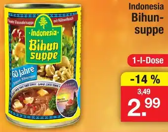 Zimmermann Indonesia Bihunsuppe 1 L Dose Angebot