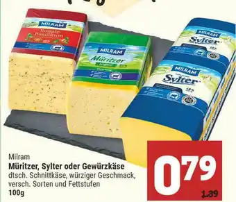 Marktkauf Milram Müritzer, Sylter Oder Gewürzkäse Angebot