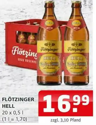 Getränkehaus Flötzinger Hell Angebot