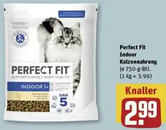 REWE Perfect Fit Indoor Katzennahrung 750-g-Btl. Angebot