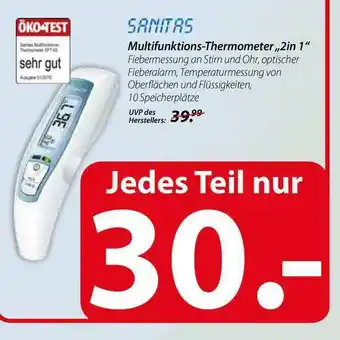 Magro Sanitas Multifunktions-thermometer 2in1 Angebot