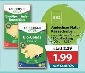 Combi Andechser Natur Käsescheiben Angebot