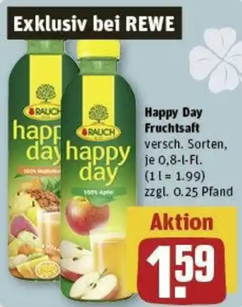 REWE Happy Day Fruchtsaft 0,8 L-Fl. Angebot