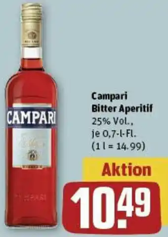 REWE Campari Bitter Aperitif 0,7 L-Fl. Angebot