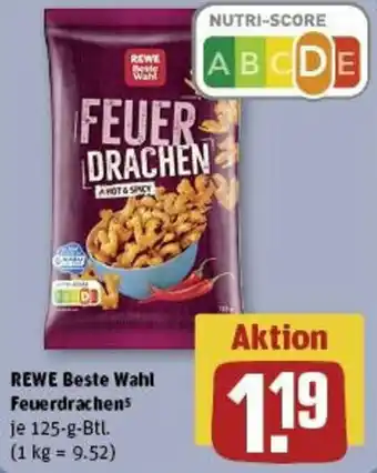 REWE REWE Beste Wahl Feuerdrachen 125-g-Btl. Angebot