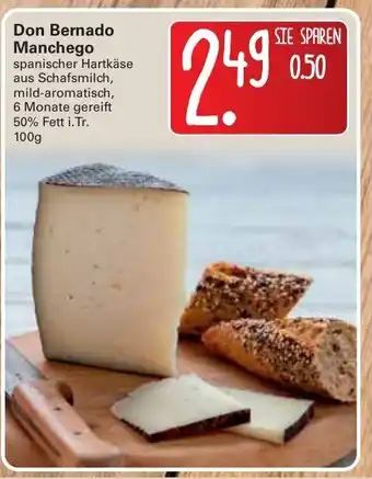 WEZ Don Bernado Manchego 100g Angebot