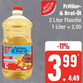 Edeka Gut & Günstig Frittier & Brat-Öl 2 Liter Flasche Angebot