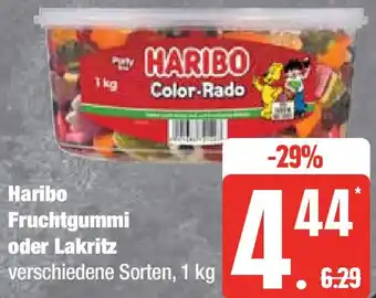 Edeka Haribo Fruchtgummi oder Lakritz 1 kg Angebot