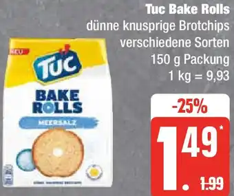 Edeka Tuc Bake Rolls 150 g Packung Angebot