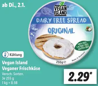 Lidl Vegan Island Veganer Frischkäse 255 g Angebot