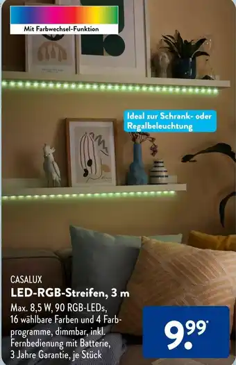 Aldi Süd CASALUX LED-RGB-Streifen, 3 m Angebot