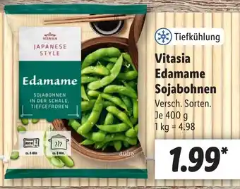 Lidl Vitasia Edamame Sojabohnen 400 g Angebot