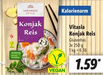 Lidl Vitasia Konjak Reis 250 g Angebot
