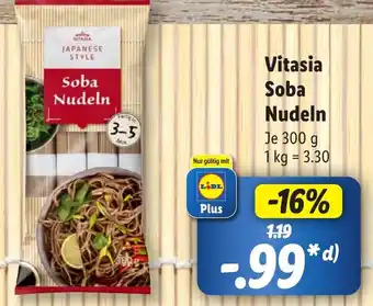 Lidl Vitasia Soba Nudeln 300 g Angebot