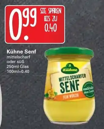 WEZ Kühne Senf 250ml Angebot