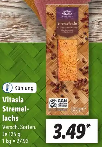 Lidl Vitasia Stremellachs 125 g Angebot