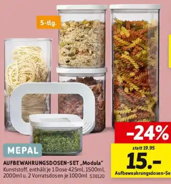 SCONTO MEPAL AUFBEWAHRUNGSDOSEN-SET ,,Modula" Angebot