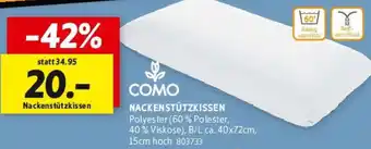 SCONTO COMO NACKENSTÜTZKISSEN Angebot
