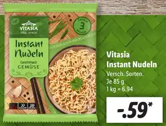 Lidl Vitasia Instant Nudeln 85 g Angebot