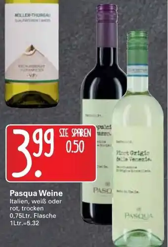 WEZ Pasqua Weine 0,75L Angebot