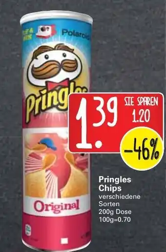 WEZ Pringles Chips 200g Angebot