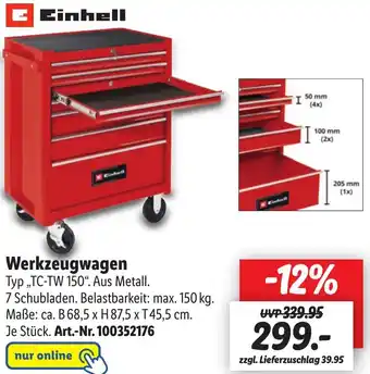 Lidl Einhell Werkzeugwagen ,,TC-TW 150" Angebot