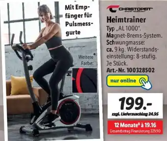 Lidl CHRISTOPEIT Heimtrainer ,,AL 1000" Angebot