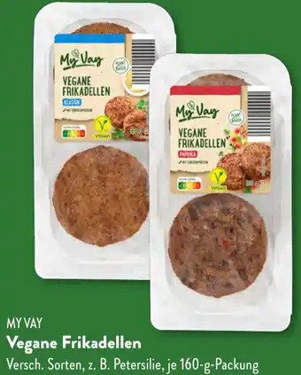 Aldi Süd MY VAY Vegane Frikadellen 160 g Packung Angebot