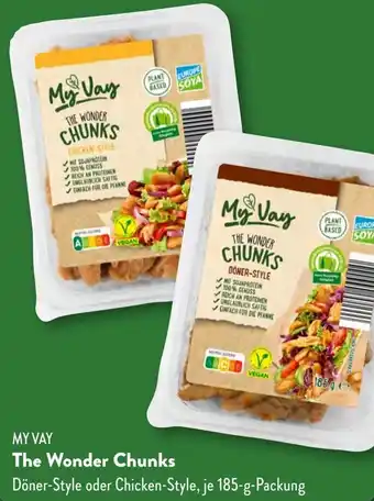 Aldi Süd MY VAY The Wonder Chunks 185 g Packung Angebot