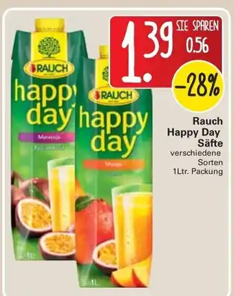 WEZ Rauch Happy Day Säfte 1L Angebot