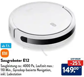 Aldi Süd Xiaomi Saugroboter E12 Angebot