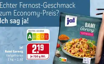 REWE Ja! Bami Goreng 750g Btl. Angebot