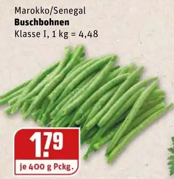 REWE Marokko/Senegal Buschbohnen 400g Angebot