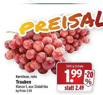 Wasgau Trauben Angebot