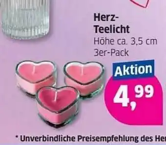 Budni Herz Teelicht Angebot